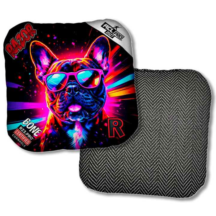 Bone PRO Frenchie Party Animals Black Back Product View