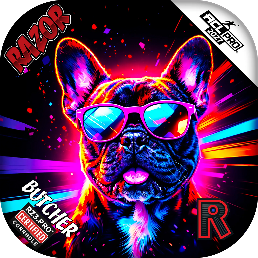 Butcher PRO Frenchie Party Animals Cornhole Bags