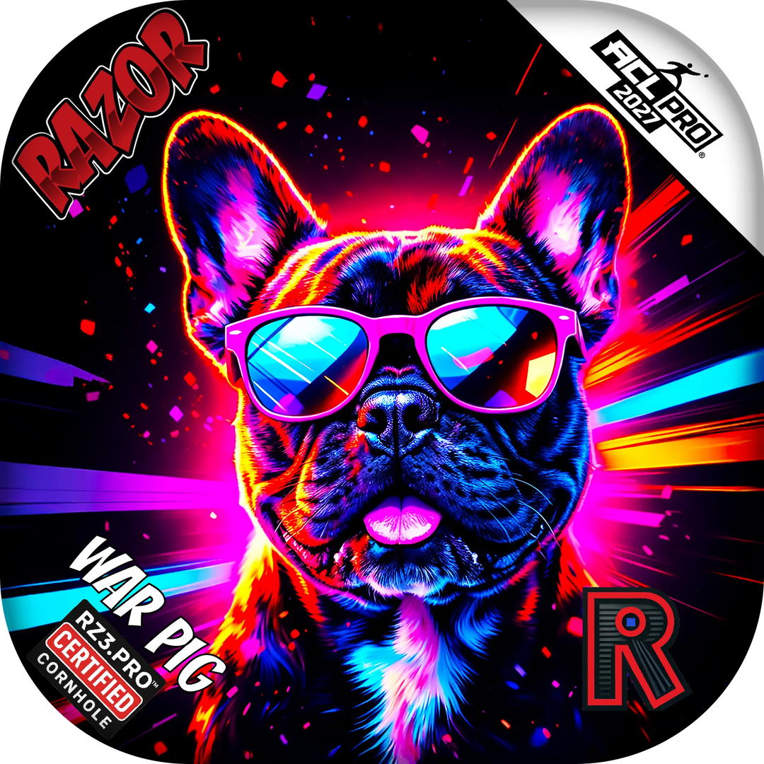 War Pig PRO Frenchie Party Animals Cornhole Bags