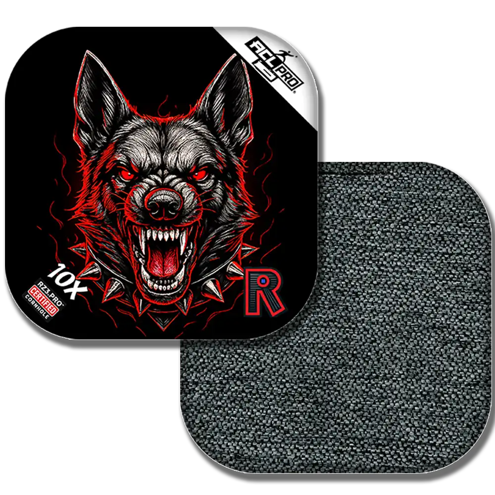 10X | German Shepard Black Series | ACL PRO Razor Cornhole Bags