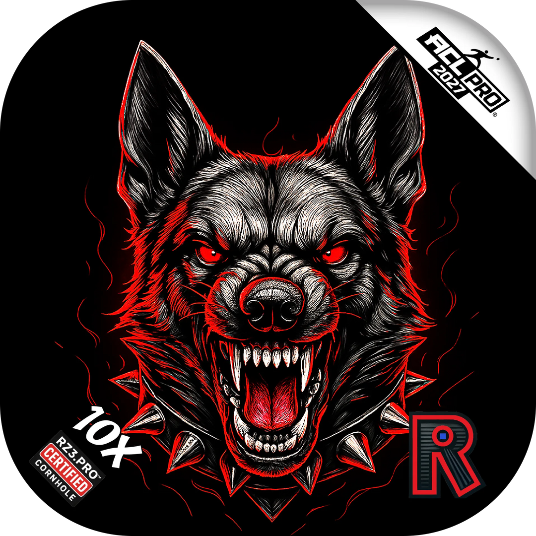 10 X PRO German Shepard Black Series Cornhole Bags