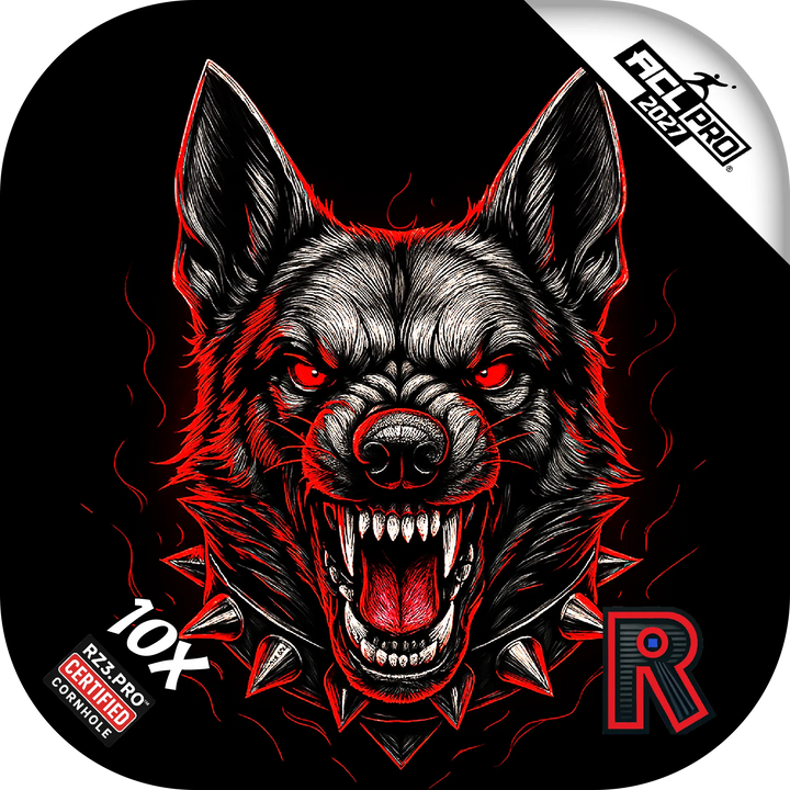 10 X PRO German Shepard Black Series Cornhole Bags