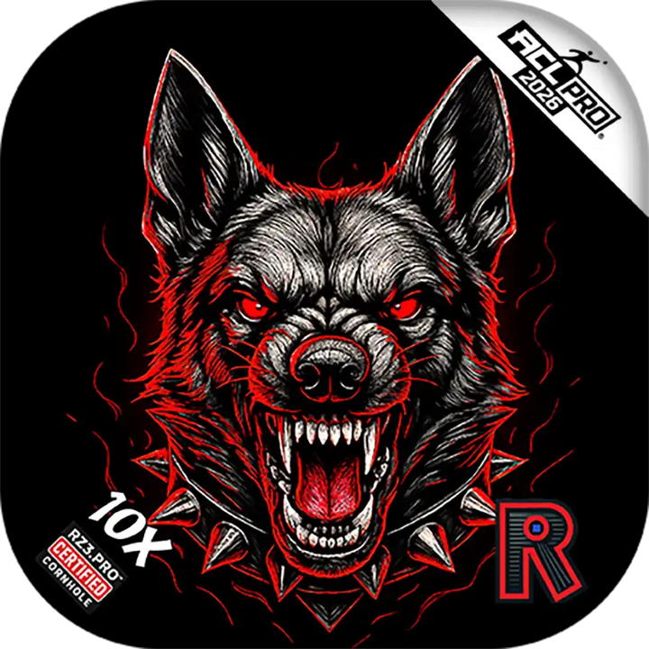 10X | German Shepard Black Series | ACL PRO Razor Cornhole Bags