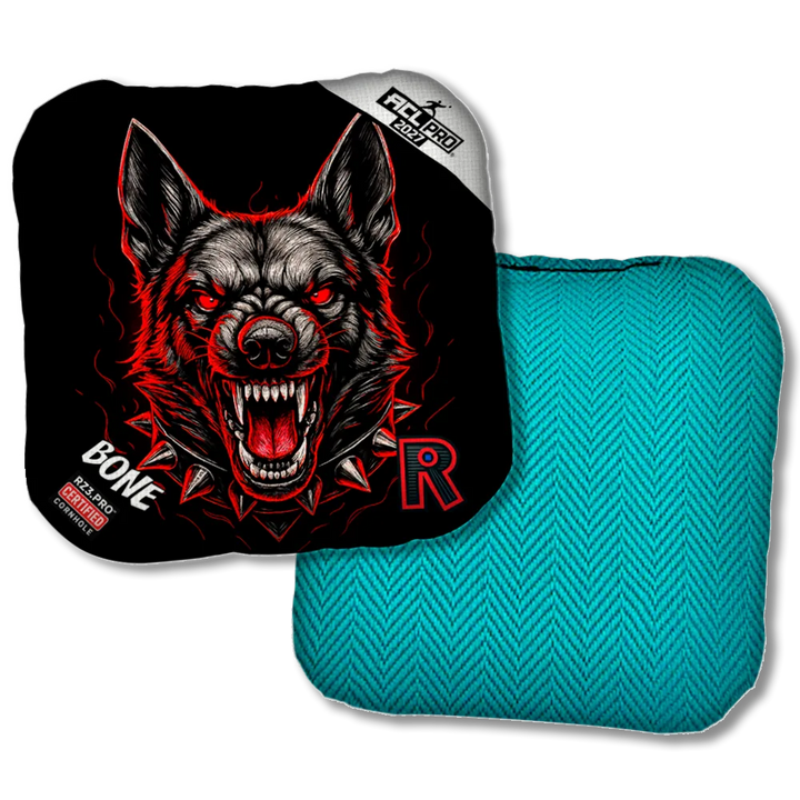 Bone PRO German Shepard Black Series Teal Back Product View