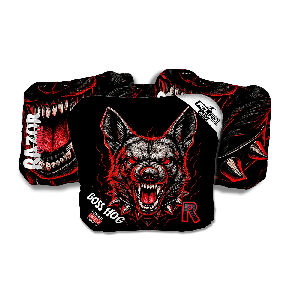 Boss Hog PRO German Shepard Black Series Cornhole Bags