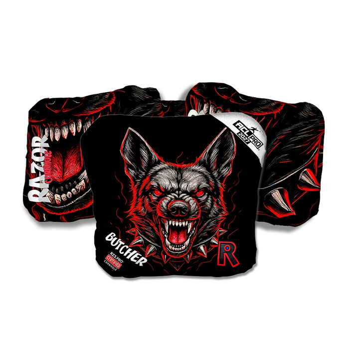 Butcher PRO German Shepard Black Series Cornhole Bags