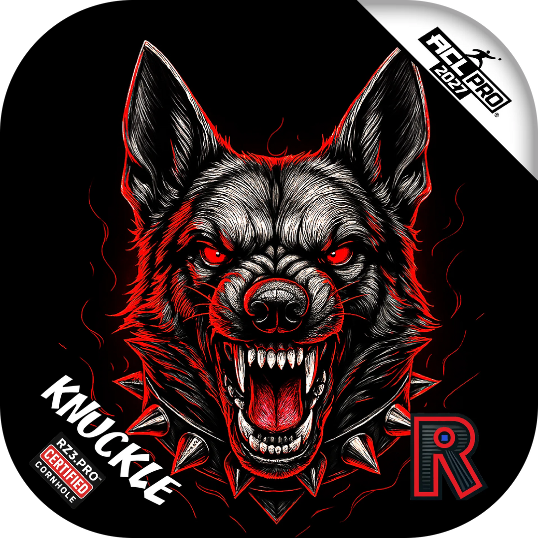 Knuckle PRO German Shepard Black Series Cornhole Bags