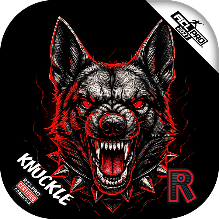 Knuckle PRO German Shepard Black Series Cornhole Bags