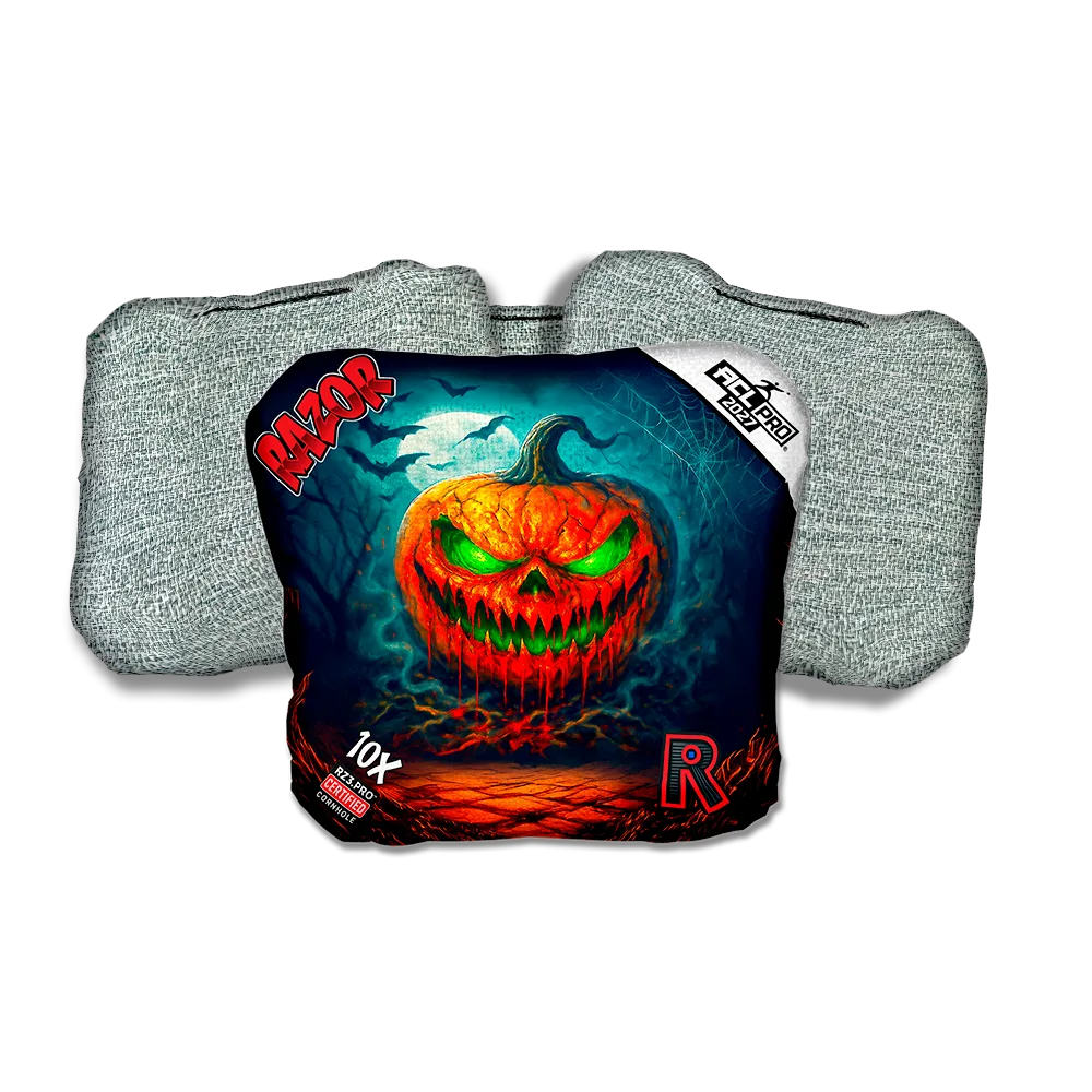 10 X PRO Glow Rage Light Back Cornhole Bags