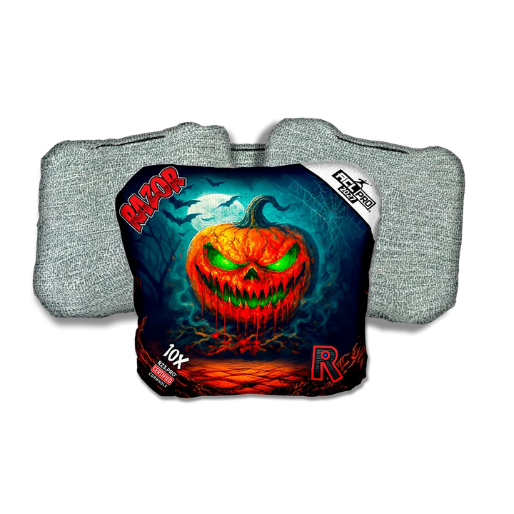 10 X PRO Glow Rage Light Back Cornhole Bags