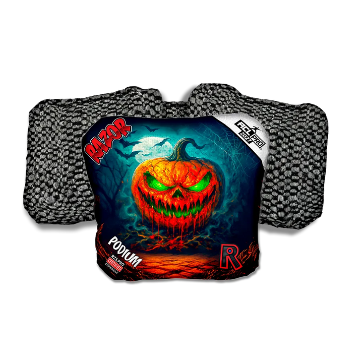 Podium PRO Glow Rage Black Back Cornhole Bags