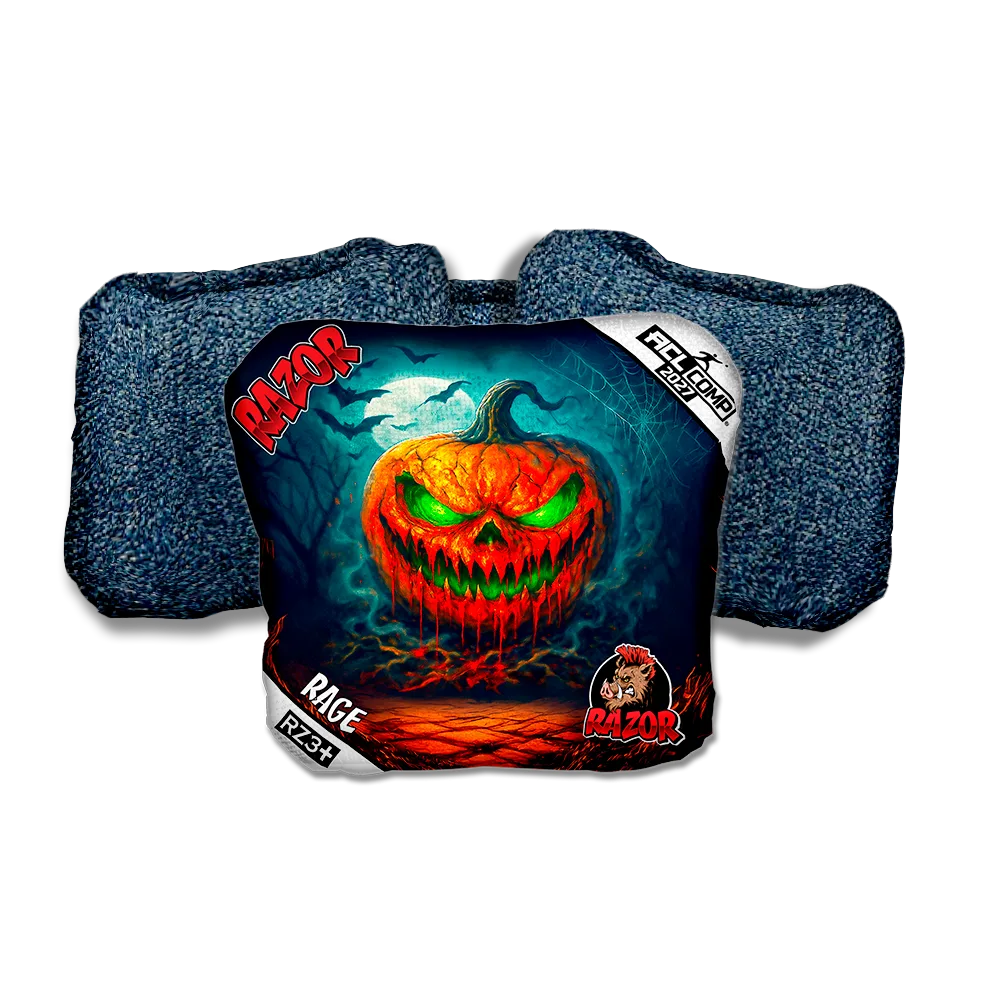 Rage COMP Glow Rage Blue Back Cornhole Bags