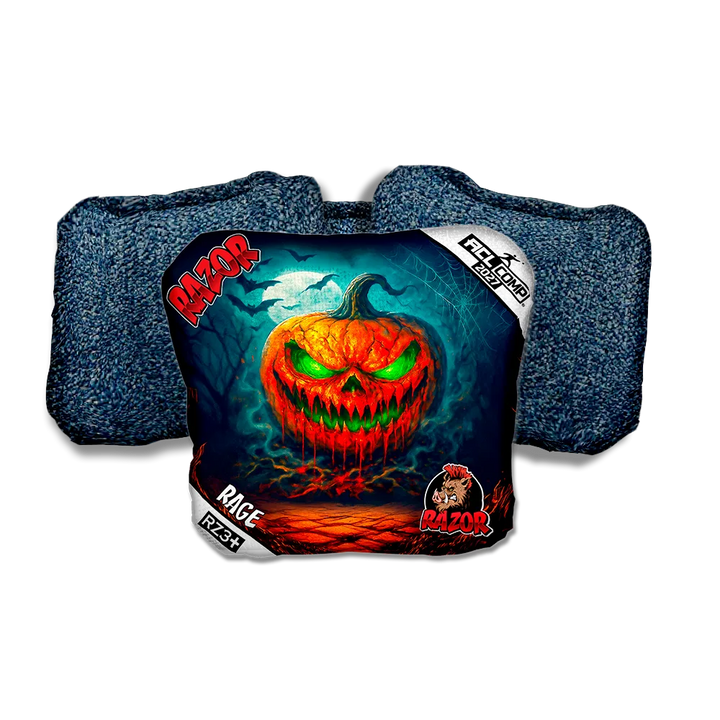 Rage COMP Glow Rage Blue Back Cornhole Bags
