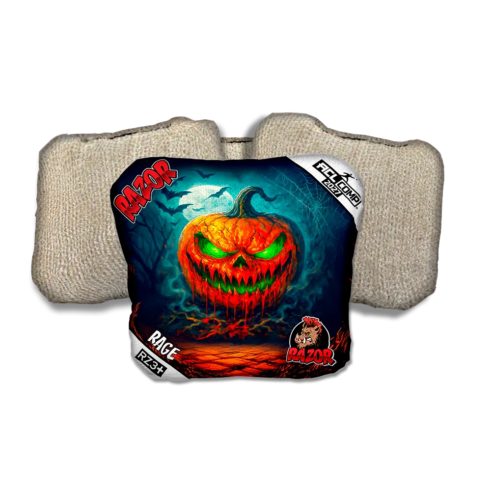 Rage COMP Glow Rage Tan Back Cornhole Bags