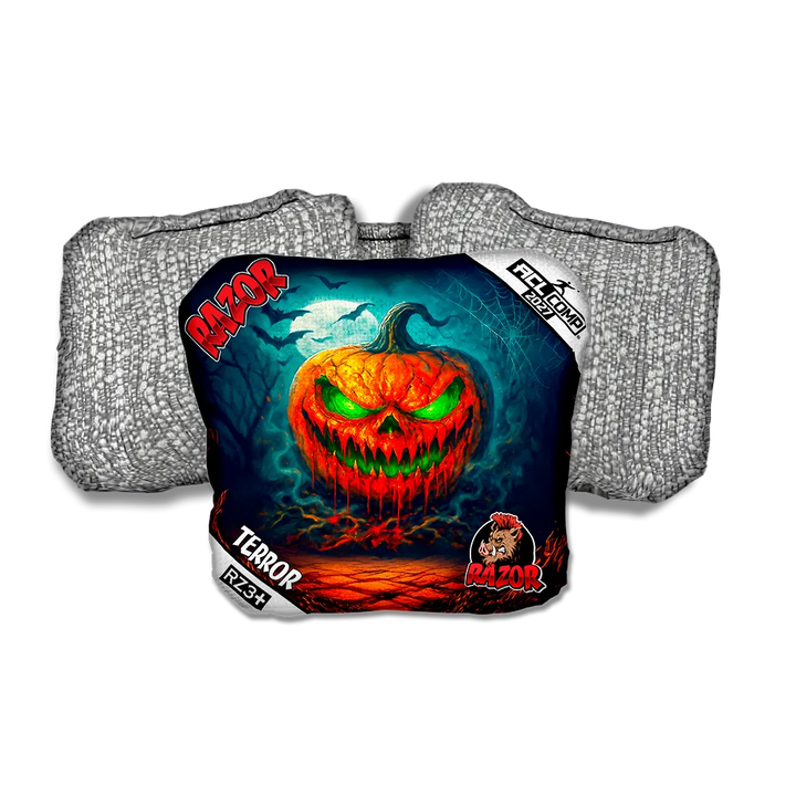 Terror COMP Glow Rage Silver Back Cornhole Bags