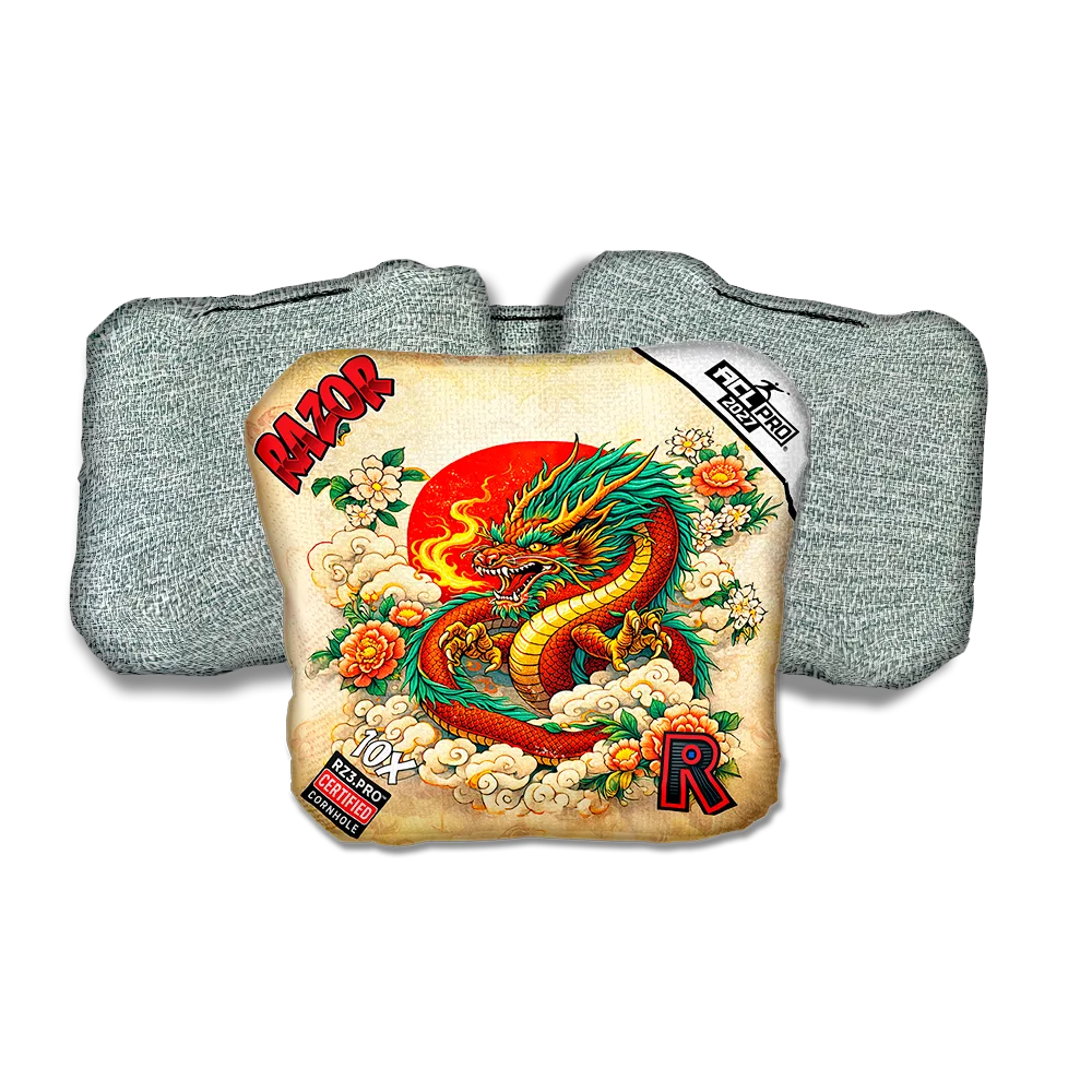 10 X PRO Good Fortune Light Back Cornhole Bags