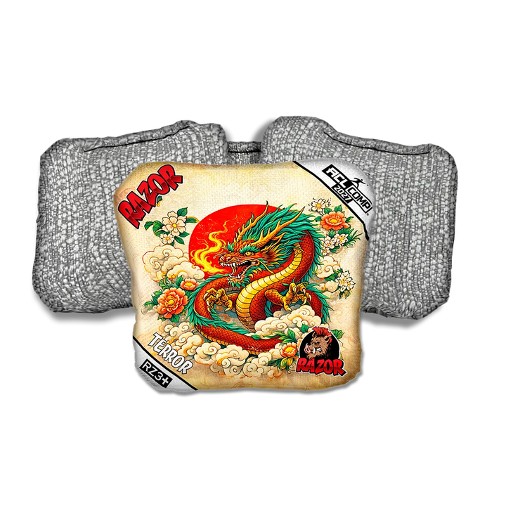 Terror COMP Good Fortune Silver Back Cornhole Bags