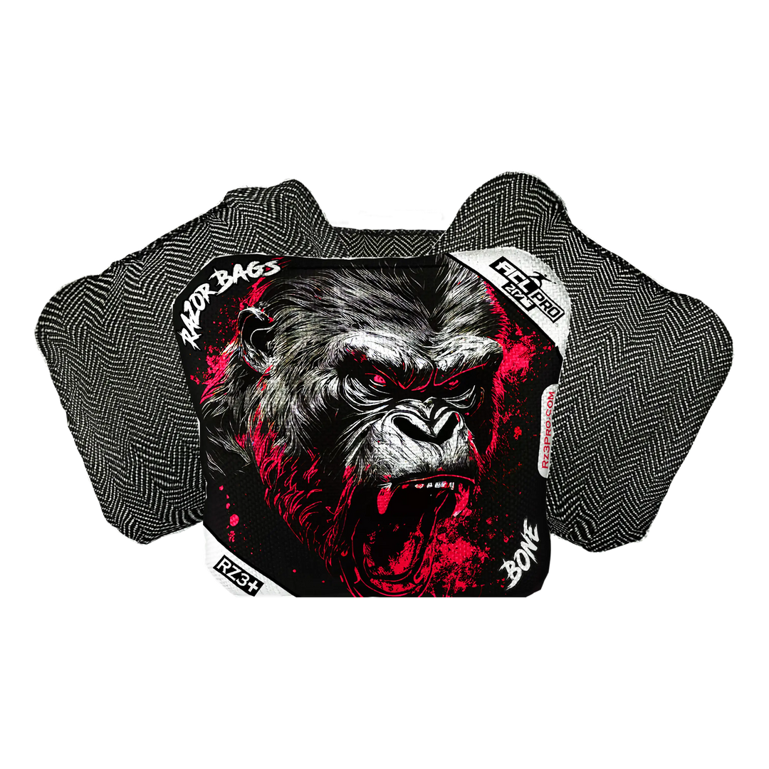 Bone | Gorilla Black Series | ACL PRO Razor Cornhole Bags