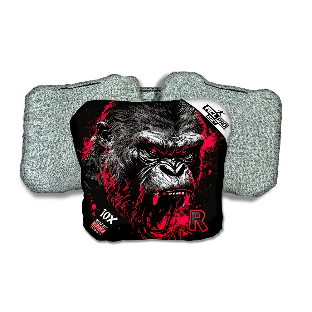 10 X PRO Gorilla Black Series Light Back Cornhole Bags