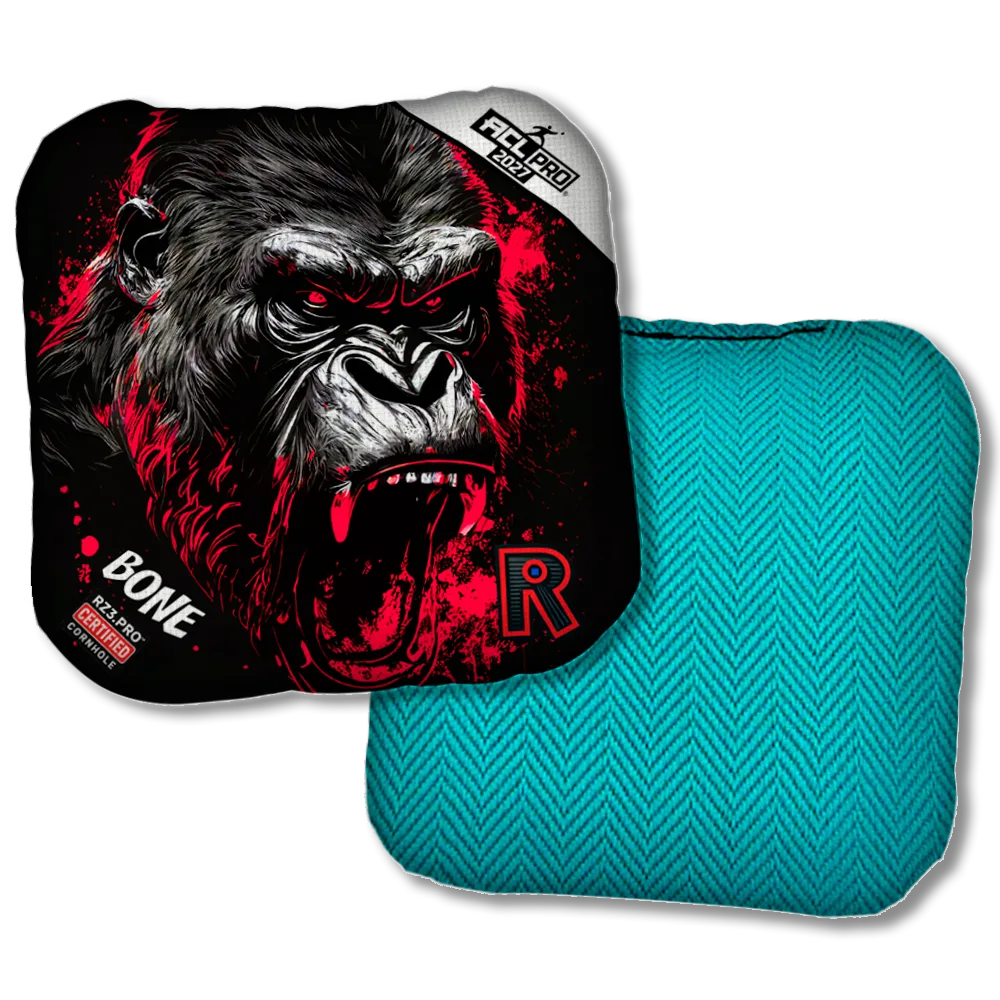 Bone PRO Gorilla Black Series Teal Back Product View