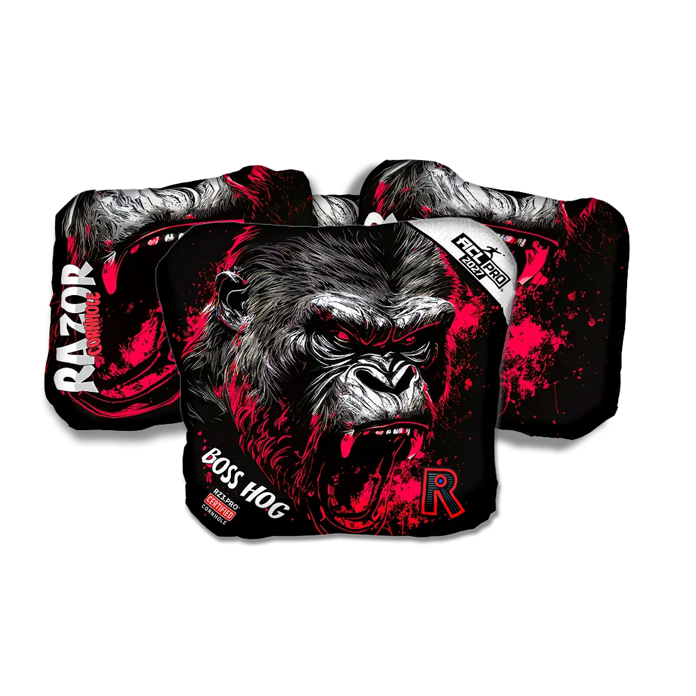 Boss Hog PRO Gorilla Black Series Cornhole Bags
