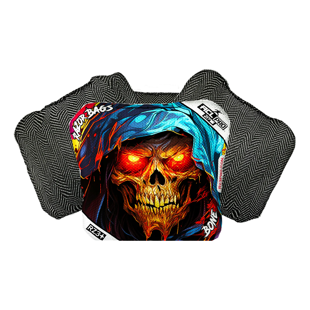 Bone | Grim Reaper | ACL PRO Razor Cornhole Bags