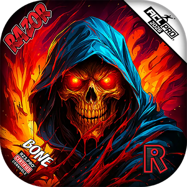 Bone | Grim Reaper | ACL PRO Razor Cornhole Bags