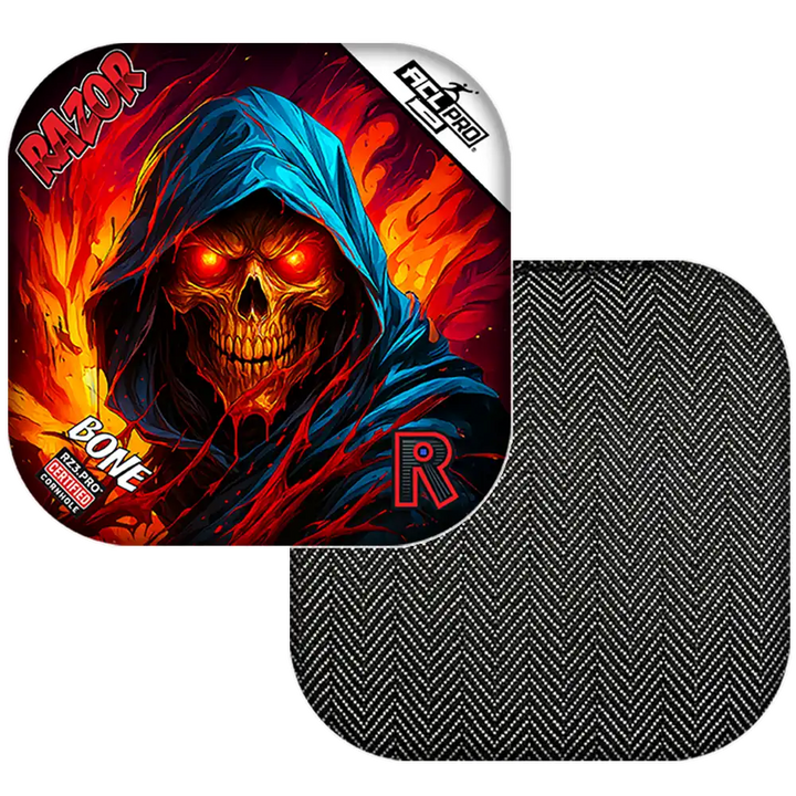 Bone | Grim Reaper | ACL PRO Razor Cornhole Bags