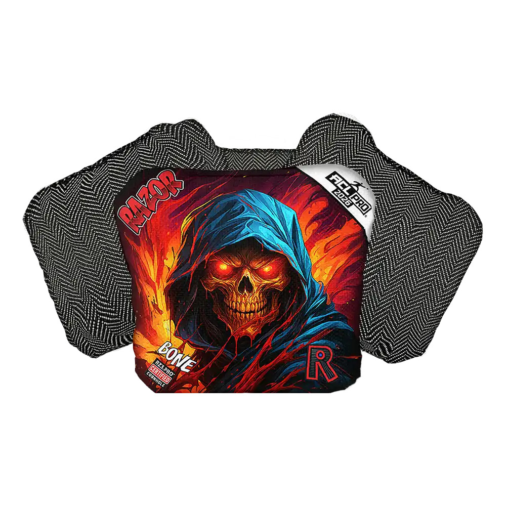 Bone | Grim Reaper | ACL PRO Razor Cornhole Bags