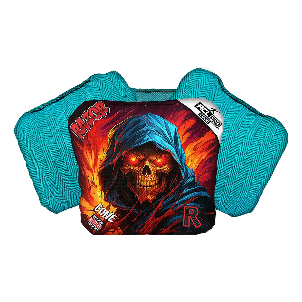Bone | Grim Reaper | ACL PRO Razor Cornhole Bags