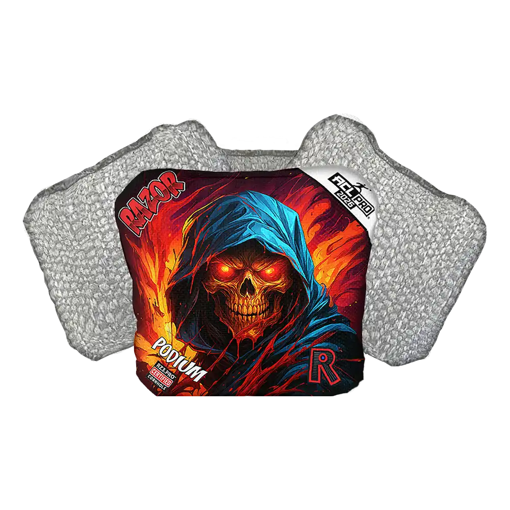 Podium | Grim Reaper | ACL PRO Razor Cornhole Bags