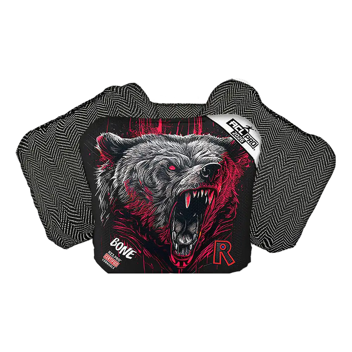 Bone | Grizzly Black Series | ACL PRO Razor Cornhole Bags