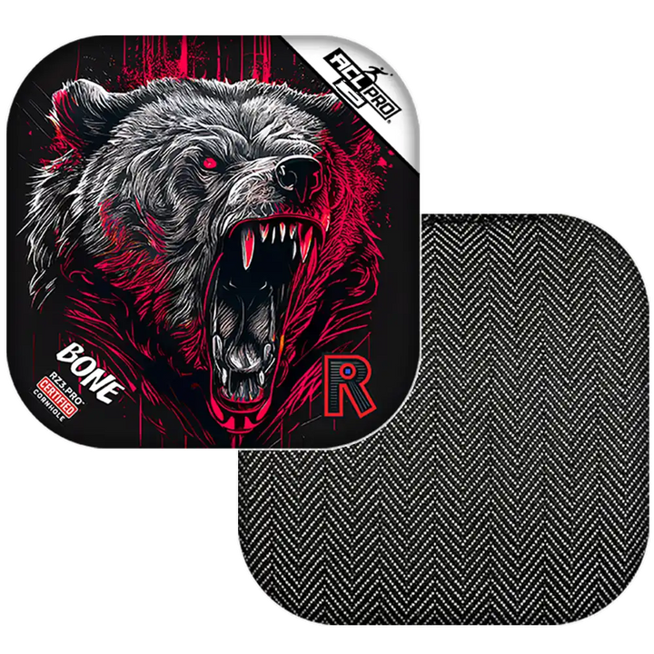 Bone | Grizzly Black Series | ACL PRO Razor Cornhole Bags