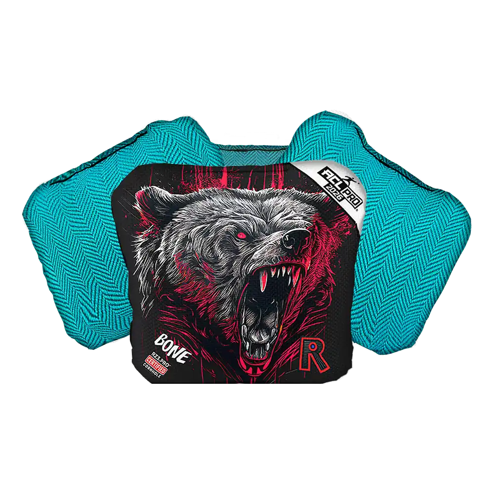 Bone | Grizzly Black Series | ACL PRO Razor Cornhole Bags