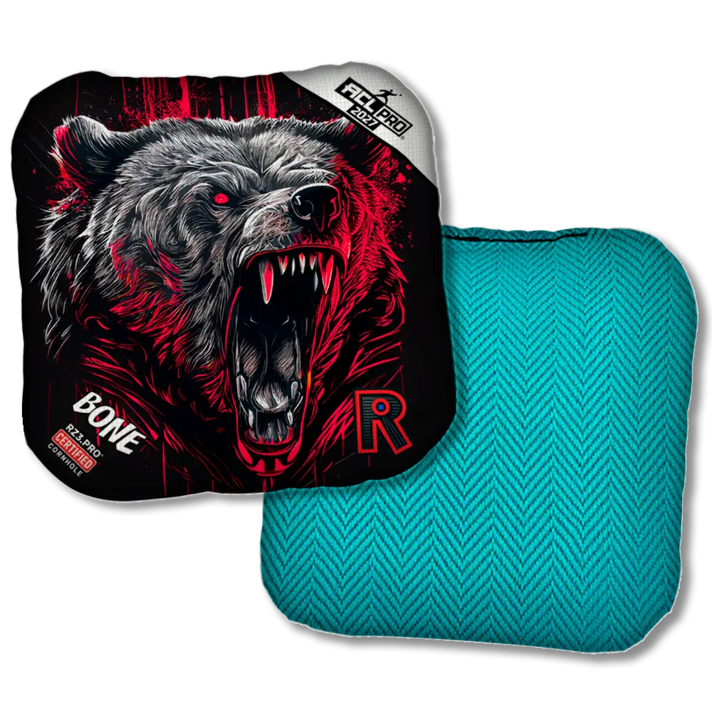 Bone PRO Grizzly Black Series Teal Back Product View