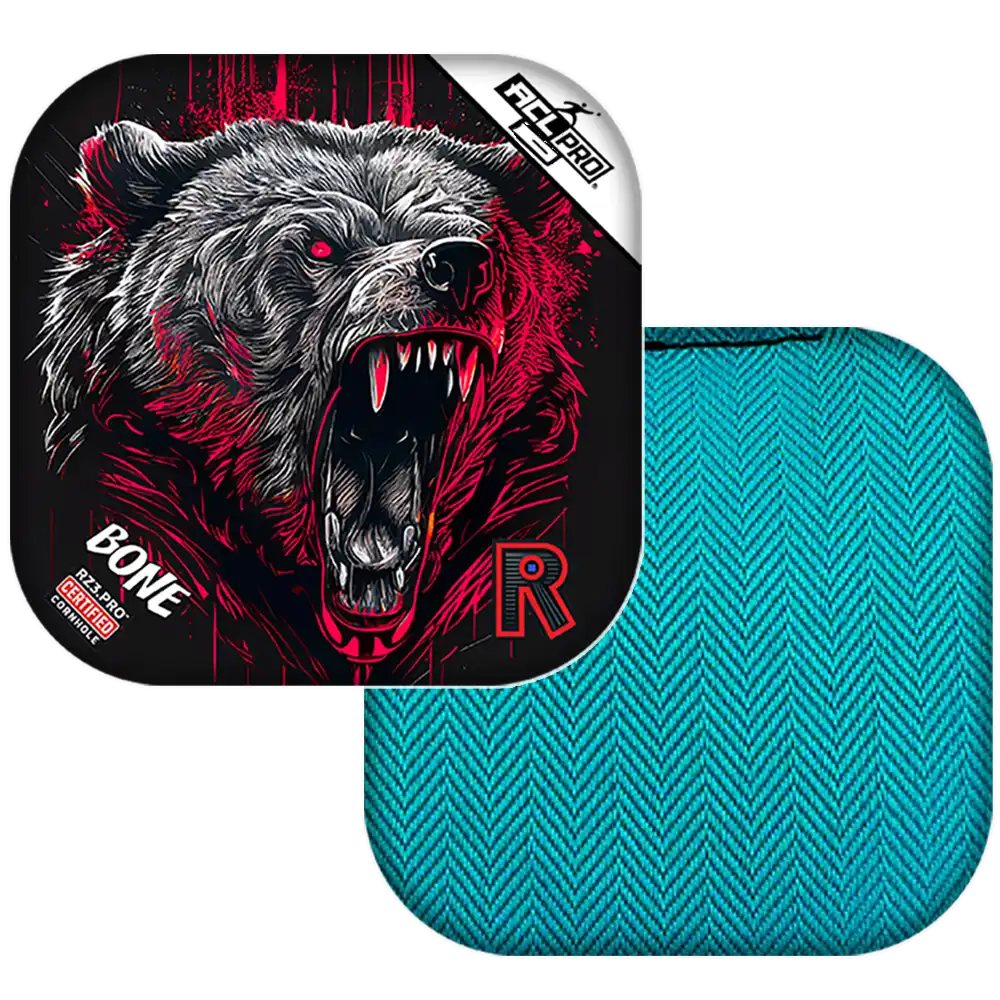 Bone | Grizzly Black Series | ACL PRO Razor Cornhole Bags