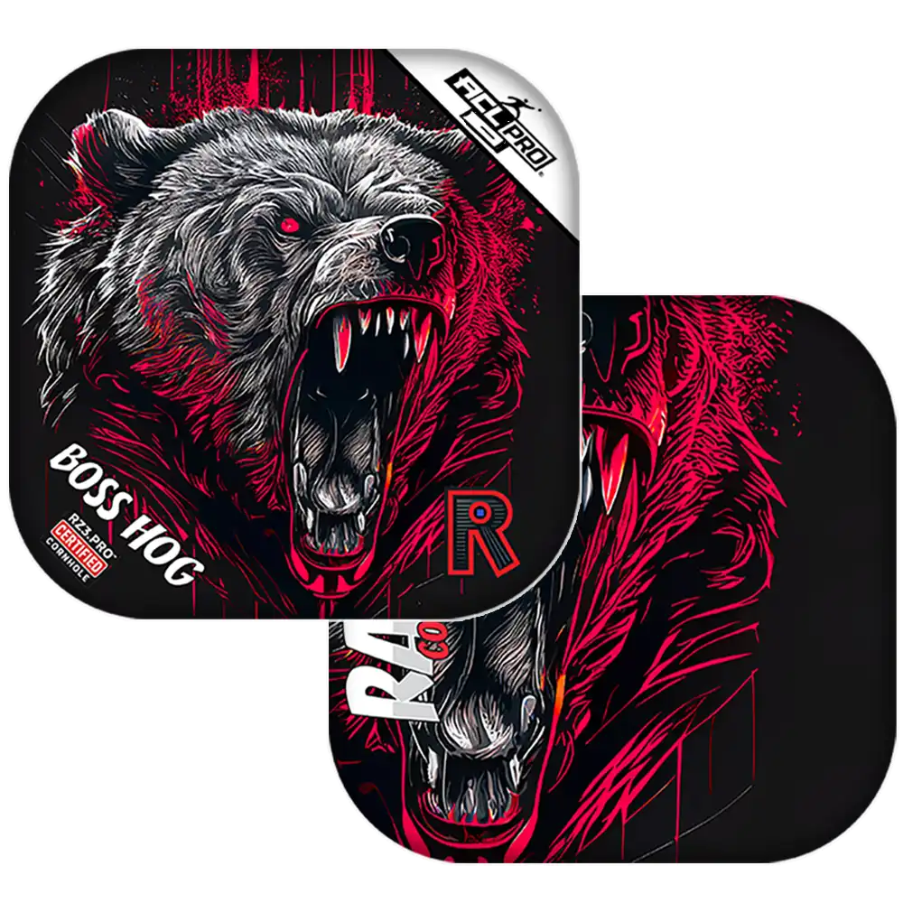 Boss Hog | Grizzly Black Series | ACL PRO Razor Cornhole Bags