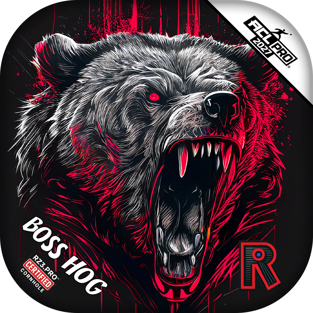 Boss Hog PRO Grizzly Black Series Cornhole Bags
