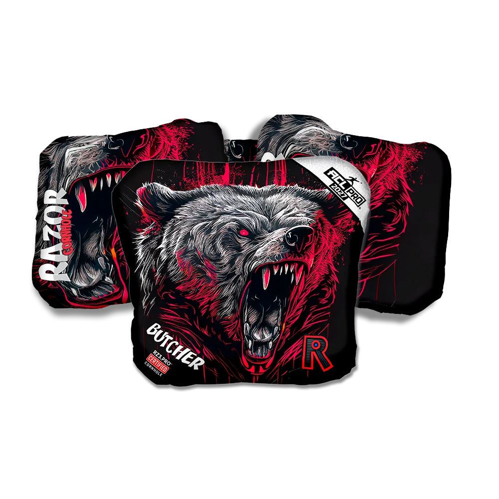 Butcher PRO Grizzly Black Series Cornhole Bags