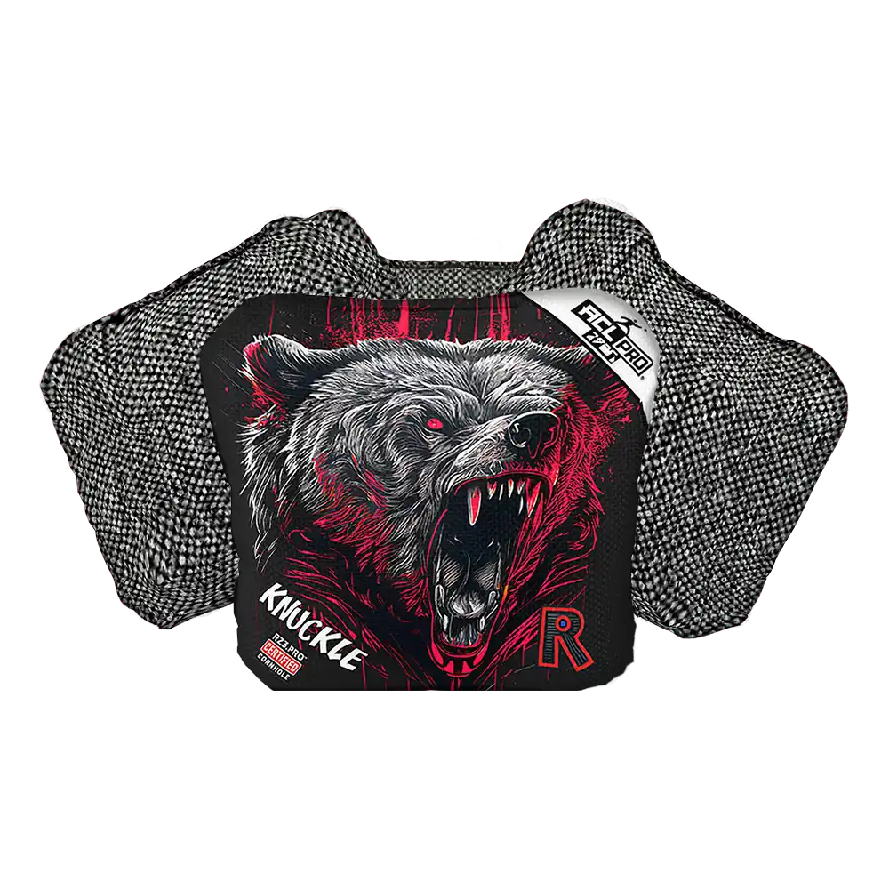 Knuckle | Grizzly Black Series | ACL PRO Razor Cornhole Bags