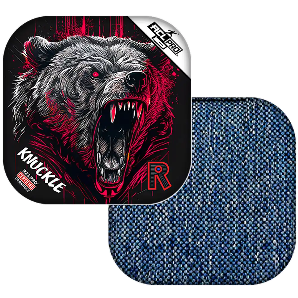 Knuckle | Grizzly Black Series | ACL PRO Razor Cornhole Bags