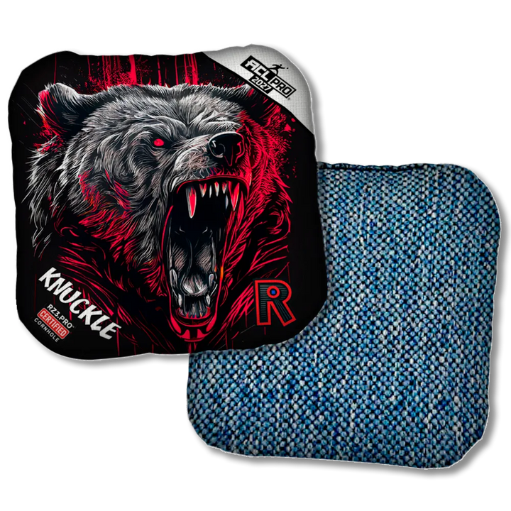 Knuckle PRO Grizzly Black Series Blue Back Product View