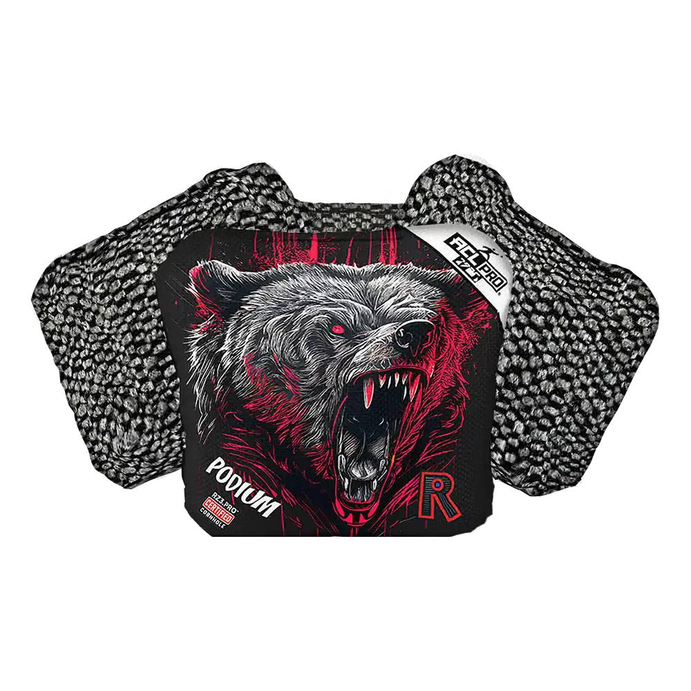Podium | Grizzly Black Series | ACL PRO Razor Cornhole Bags