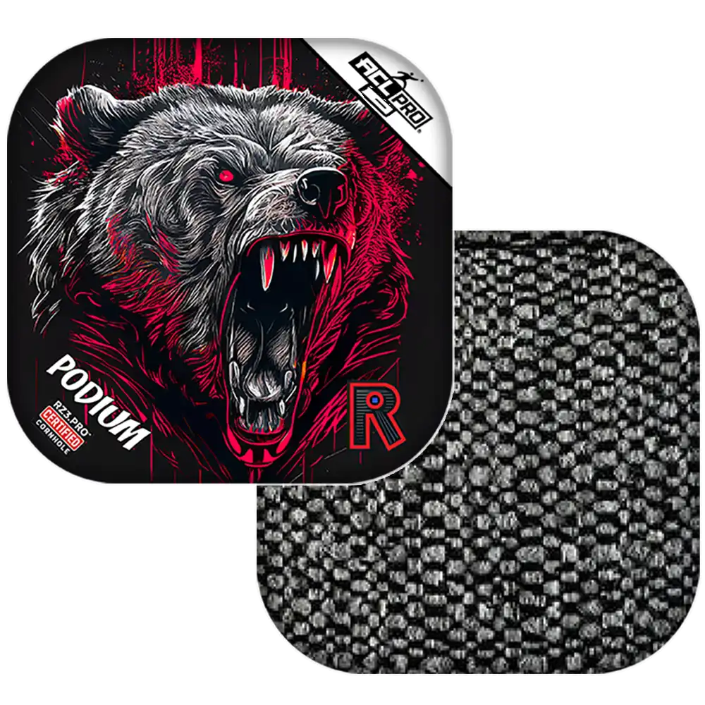 Podium | Grizzly Black Series | ACL PRO Razor Cornhole Bags