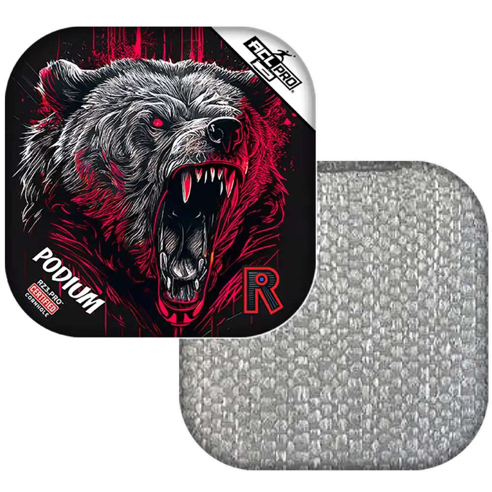 Podium | Grizzly Black Series | ACL PRO Razor Cornhole Bags