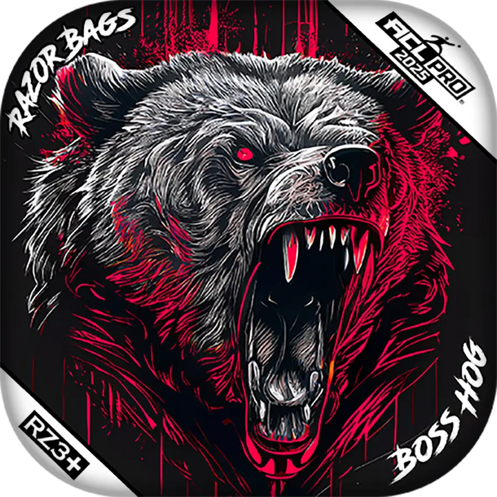 Boss Hog PRO | Grizzly Black Series | Razor ACL Cornhole Bags