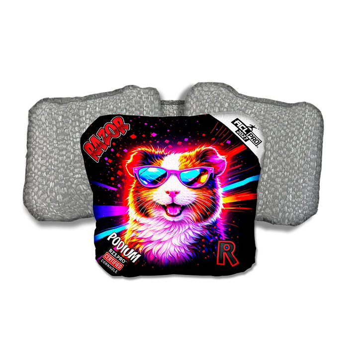 Podium PRO Guineapig Party Animals Silver Back Cornhole Bags
