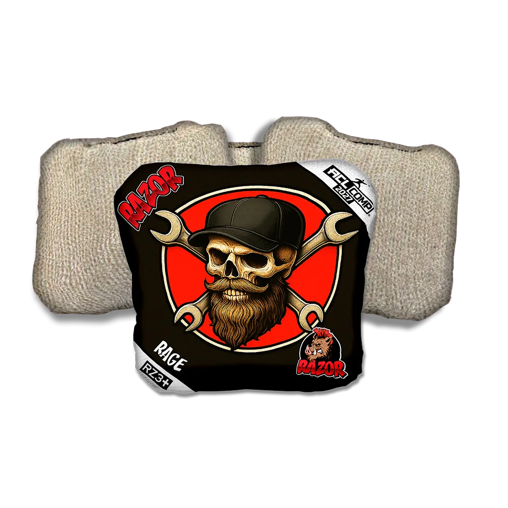 Rage COMP Hardline Tan Back Cornhole Bags