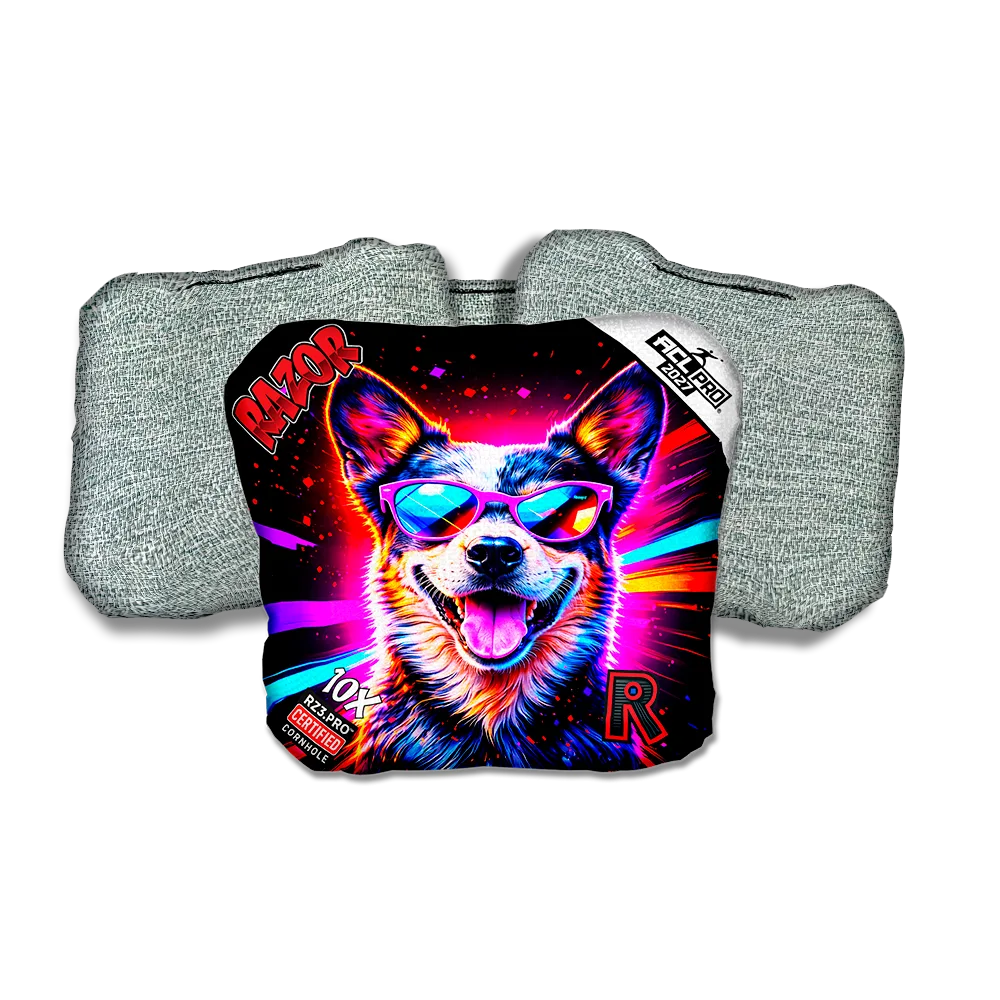 10 X PRO Healer Party Animals Light Back Cornhole Bags