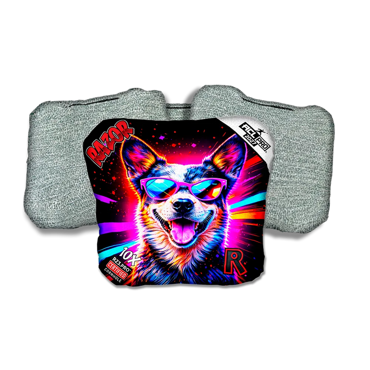 10 X PRO Healer Party Animals Light Back Cornhole Bags